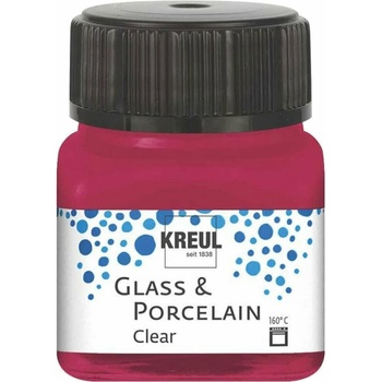 Kreul Clear Боя за стъкло и порцелан Wine Red 20 ml 1 бр (16293)