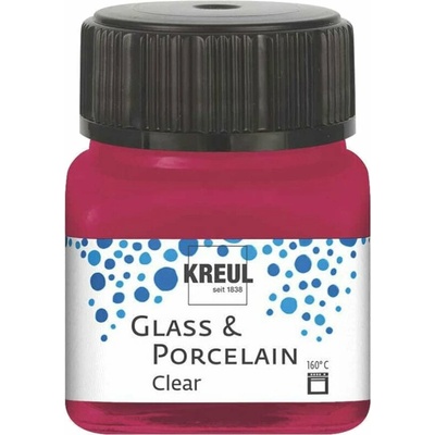 Kreul Clear Боя за стъкло и порцелан Wine Red 20 ml 1 бр (16293)