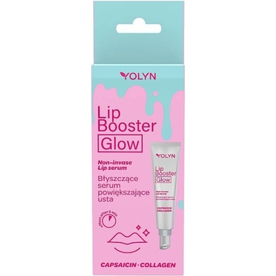 Yolyn Подхранващ серум-бустер за по-плътни и обемни устни Yolyn Lip Booster Glow (YN009576)
