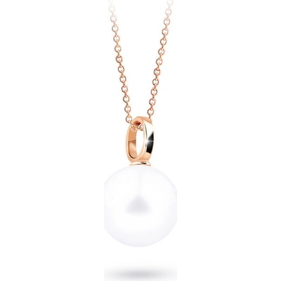 Cutie Jewellery Zlatý prívesok s perlou Z3029R Biela