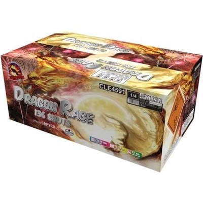 Zahradní ohňostroj Dragon Rage 136 ran