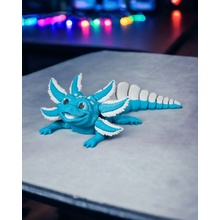NovaPrint Velký pohyblivý axolotl Blue Ice Pop Maxi