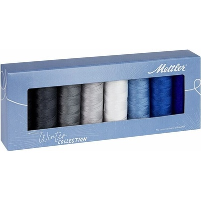 Sada bavlněných nití SILK-FINISH COTTON 50 METTLER (8x150m) - zima
