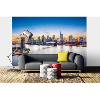 DIMEX ART s. r. o Самозалепваща се флизелинова фототапета известният ню йорк 375 x 250 см