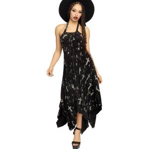 KILLSTAR дамска рокля KILLSTAR - Tenebris Chapel - Black/Grey - KSRA014371