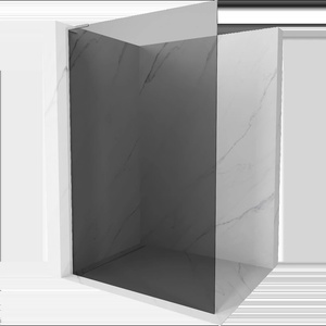 Mexen Kioto L странична стена за душ Walk-in 70 x 200 см, графит, хром - 800-070-103-01-40 (800-070-103-01-40)