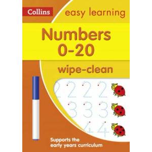 Numbers 0-20 Age 3-5 Wipe Clean Activity Book | Collins Easy Learning (ISBN: 9780008212957)