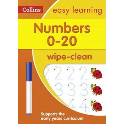 Numbers 0-20 Age 3-5 Wipe Clean Activity Book | Collins Easy Learning