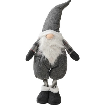 Textilomanie Dekorativní trpaslík GNOME 90 cm, šedý