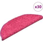 vidaXL Изтривалки за стълби, 30 бр. , 56x17x3 см, розови, полукръгли (3365809)