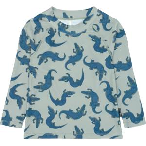 Mikk-Line Детска плажна тениска от ликра Mikk-Line Kid's Swim Shirt UV AOP 1039 Lycra - Croco AOP - размер 86/92 (EU) (750-2752-0212)