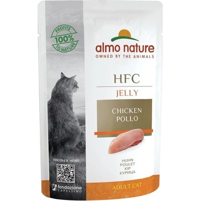 Almo Nature HFC Jelly Kuřecí prsa jelly 24 x 55 g