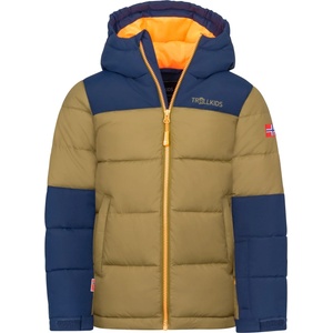TROLLKIDS Детско зимно яке Trollkids Kid's Narvik Jacket Pro Winter jacket - Spruce Green / Navy - размер 122 (EU) (703-4669-0716)