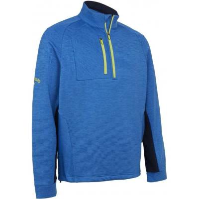 Callaway Heather Stripe Fleece Back Mazarine blue Heather