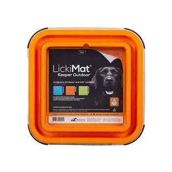 LickiMat Keeper Outdoor pro lízací podložky oranžový