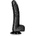 RealRock Curved Realistic Dildo Balls Suction Cup 8" 20, 5cm Black