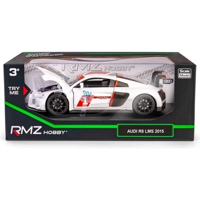 RMZ Hobby Audi R8 2015 biely model 1:32