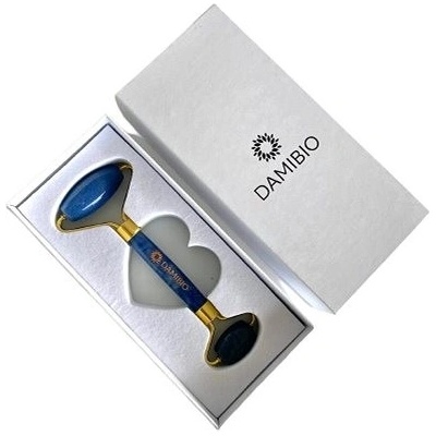 DAMIBIO Face Roller Aventurín modrý v dárkové krabičce