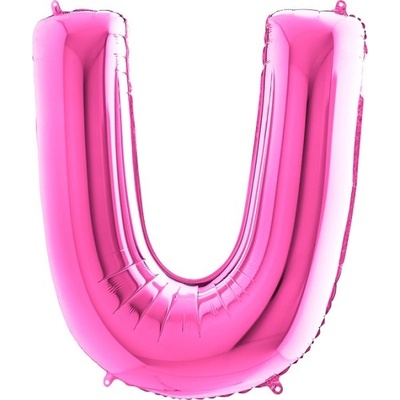Grabo Balónek fóliový písmeno růžové U 102 cm