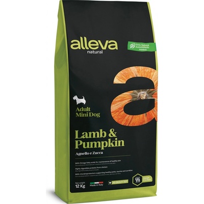 Alleva Natural Adult Mini Lamb and Pumpkin 12 kg