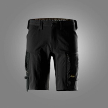 Snickers Workwear Pracovné kraťasy AllroundWork Stretch+ čierne