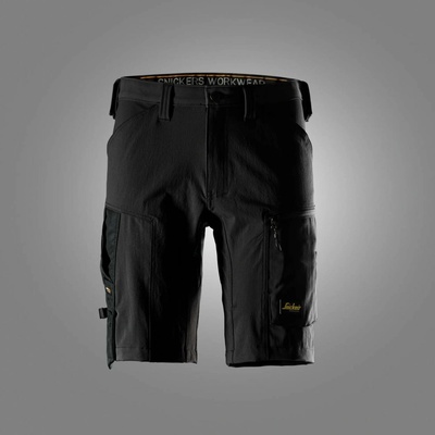 Snickers Workwear Pracovné kraťasy AllroundWork Stretch+ čierne