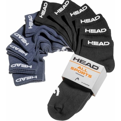 Head ponožky Elements Sneaker Socks 11-Pack Black-Navy