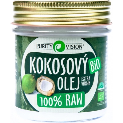 PURITY VISION RAW kokosový olej BIO 120 ml – Sleviste.cz