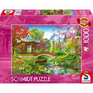 Schmidt Spiele Пъзел Schmidt от 1000 части - Японска градина (59786)