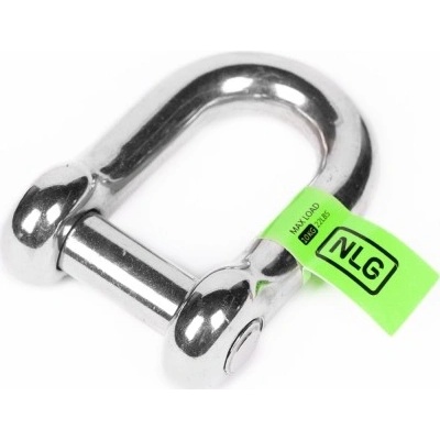 Závěsný třmen NLG s nosností do 10 kg, velký – nerezová ocel, stříbrná, 35×20 mm