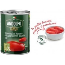 Masseria Andolfo loupaná rajčata San Marzano dell´Agro Sarnese-Nocerino DOP 400 g