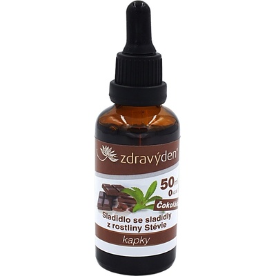 Zdravý den Stevia kapky Čokoláda 50 ml