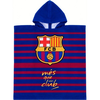 FC Barcelona plážové pončo FC Barcelona més que un club 55 x 110 cm