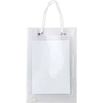 L-Merch Dárková taška A4 s kapsou NT6623 Natural 26 x 39,7 x 10,1 cm