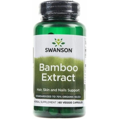 Swanson Bamboo Ekstrakt 300 mg 60 kapslí
