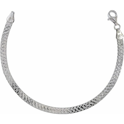 INFINITYSILVER Strieborný plochý náramok magic 1494050d0418