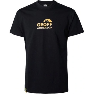 Geoff Anderson tričko Organic Tee Black Orange Logo
