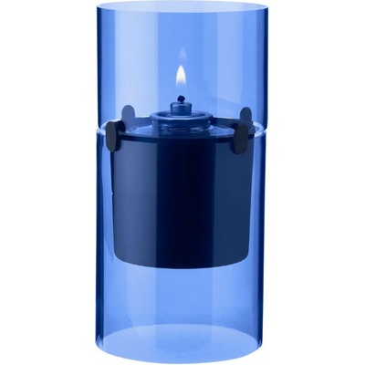 Stelton Маслена лампа LUCIE 17, 5 см, циан, стъкло, Stelton (SN4972)