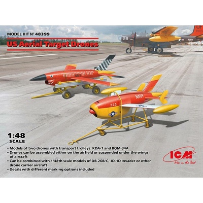 ICM US Aerial Target Drones 2 pcs. 1:48