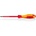 KNIPEX Отвертка шлиц 4.0, vde 1000v жълто-червена ръкохватка 202мм, (k982040)