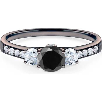Image 1 of SAVICKI Годежен пръстен Dream: черно злато, черен диамант