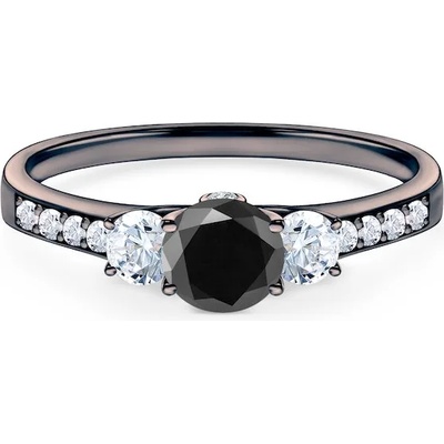 SAVICKI Годежен пръстен Dream: черно злато, черен диамант