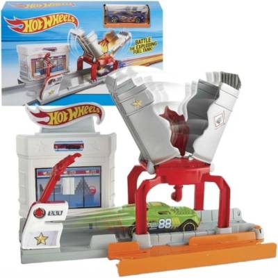 Hot Wheels Autodráha Požár na stanici FJN36