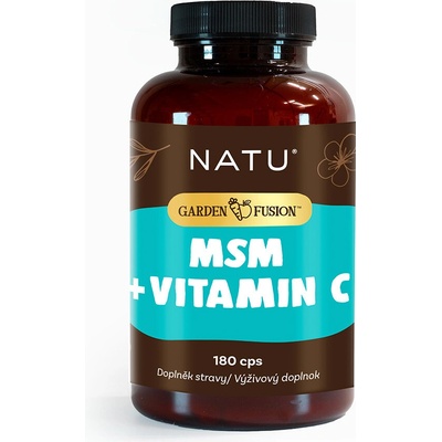 Garden Fusion MSM 1500 mg s vitaminem C 180 kapslí