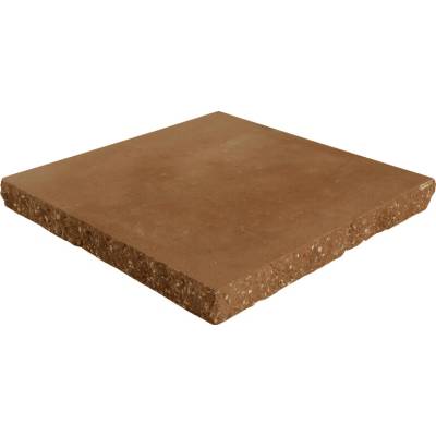 Diton Stříška plotová ZD 450×450×50 mm sloupková štípaná karamelová (48)