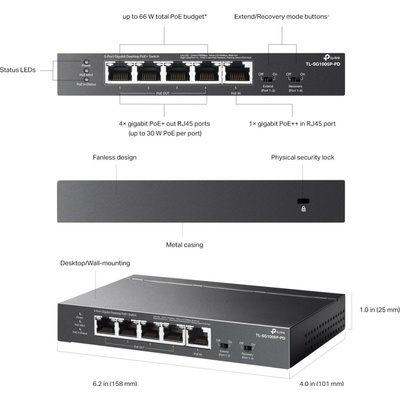 TP-Link TL-SG1005P-PD