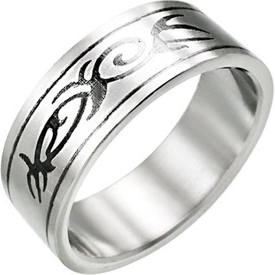 Šperky eshop ocelový prsten s motivem TRIBAL D3.17