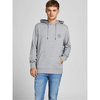 Světle šedá mikina s kapucí Jack & Jones Shark