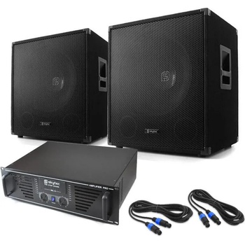 Skytec DJ PA система 'LEWIS 1600 BASS HURRICANE' 17.7" 1600W комплект (PL-60000051-10001710) (PL-60000051-10001710)