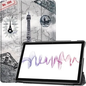 Gigapack Huawei MediaPad M6 10.8 LTE / MediaPad M6 10.8 WIFI GIGAPACK Калъф с капак, с кожен ефект, карта, СВЕТЛОСИВ GP-89136 (GP-89136)